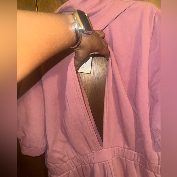 J BROOKS ARLEY SURPLICE BACK JUMPSUIT - OLD ROSE, 3XL - Picture 11 of 13